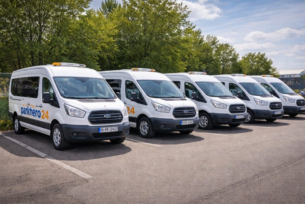 Parkflaeche und Shuttle-Service bei ParkExpress24
